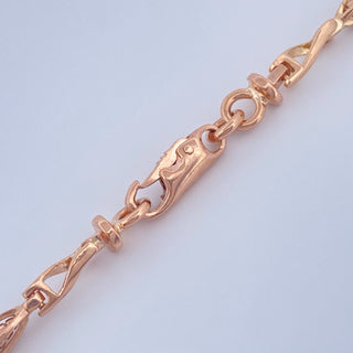 Cadena Rustica Dubai | Oro Rosa 18K | 31.75 g | 67.1 cm | 3.8 mm