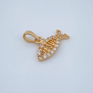 Dije Pez Jesús | Oro Amarillo 18K | 0.65 g | 1.3 cm