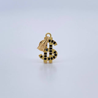 Dije Signo Peso | Oro Amarillo 18K | 0.65 g | 1.8 cm