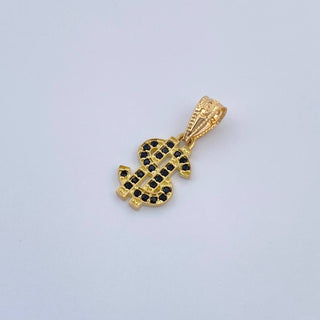Dije Signo Peso | Oro Amarillo 18K | 0.65 g | 1.8 cm