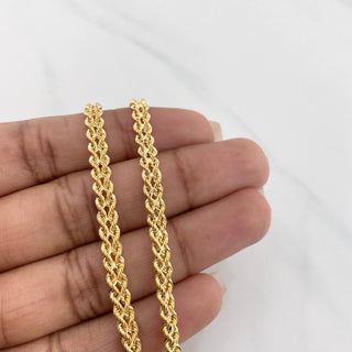 Pulso Lazo Corazón | Oro Amarillo 18K | 2.75 g | 19.3 cm | 4.14 mm