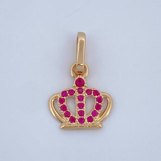 Dije Corona | Oro Amarillo 18K | 0.7 g | 1.7 cm
