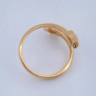 Anillo Abrazo Estrella | Oro Amarillo 18K | 3.15gr | T6