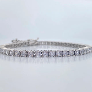 Pulso Tenis | Oro Blanco 18K | 16.3gr | 19.1cm