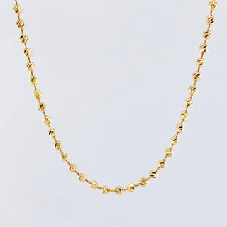 Cadena Militar | Oro Amarillo 18K | 12.75 g | 46.5 cm | 3 mm