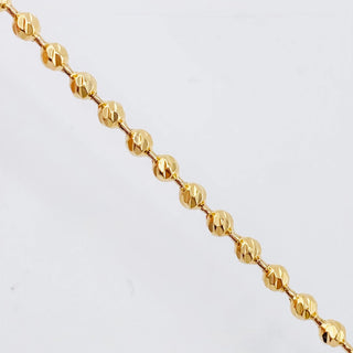 Cadena Militar | Oro Amarillo 18K | 12.75 g | 46.5 cm | 3 mm