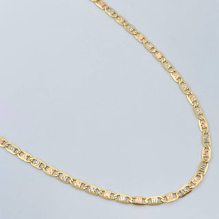 Cadena Escalera Plana | Tres Oros 18K | 7.25 g | 60.5 cm | 2.65 mm