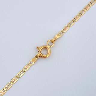 Cadena Escalera Plana | Tres Oros 18K | 7.25 g | 60.5 cm | 2.65 mm