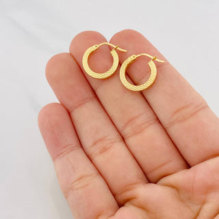 Candongas Piton | Oro Amarillo 18K | 1.3 g | 1.5 cm