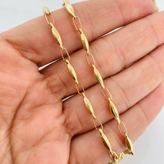 Cadena Rustica Punteada | Oro Amarillo 18K | 10.8 g | 60.5 cm | 3.21 mm