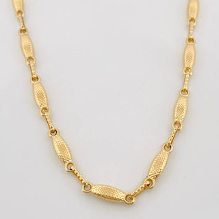 Cadena Rustica Punteada | Oro Amarillo 18K | 10.8 g | 60.5 cm | 3.21 mm