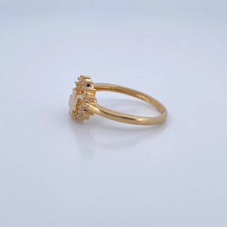 Anillo Trebol Suerte | Oro 18K | 2.35gr | T7 1/2