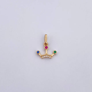 Dije Tiara | Oro Amarillo 18K | 0.8 g | 1.5 cm