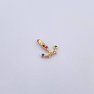 Dije Tiara | Oro Amarillo 18K | 0.8 g | 1.5 cm