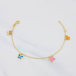 Pulso Modulable Rolo Mariposa 1.45g / 14cm - 16cm / 1.2mm Oro Amarillo 18K