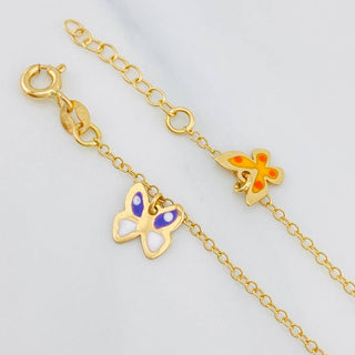 Pulso Modulable Rolo Mariposa | Oro Amarillo 18K | 1.45 g | 14cm - 16cm | 1.2 mm