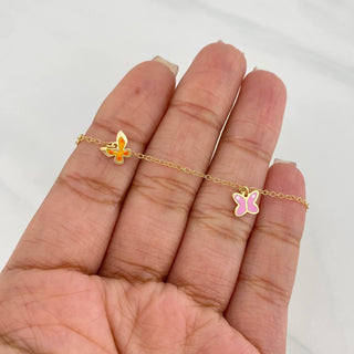 Pulso Modulable Rolo Mariposa | Oro Amarillo 18K | 1.45 g | 14cm - 16cm | 1.2 mm