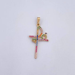 Dije Cruz Fe | Oro Amarillo 18K | 1.45 g | 3.5 cm