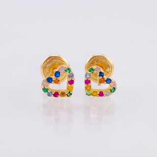 Topos Silueta Corazón | Oro Amarillo 18K | 0.85 g | 5.5 mm