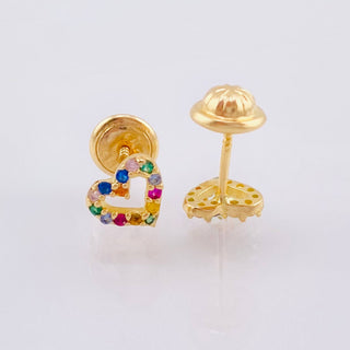 Topos Silueta Corazón | Oro Amarillo 18K | 0.85 g | 5.5 mm