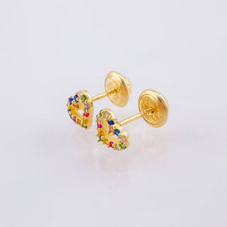 Topos Silueta Corazón | Oro Amarillo 18K | 0.85 g | 5.5 mm