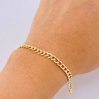 Pulso Cubano | Oro Amarillo 18K | 5.15 g | 20 cm | 6 mm