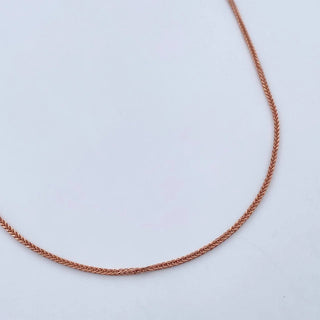 Cadena Franco | Oro Rosa 18K | 3.15gr | 49.6cm | 0.8mm