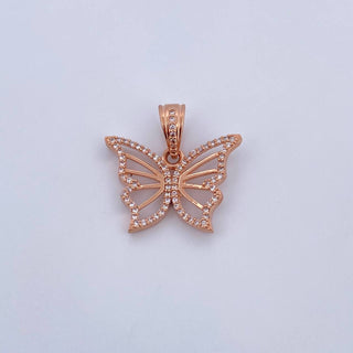 Dije Mariposa | Oro Rosa 18K | 3.25 g | 2 cm