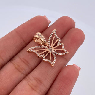 Dije Mariposa | Oro Rosa 18K | 3.25 g | 2 cm