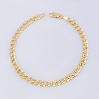 Pulso Cubano | Oro Amarillo 18K | 5.05 g | 19.5 cm | 6 mm
