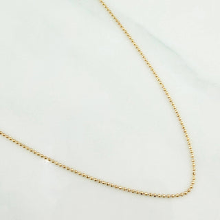 Cadena Militar | Oro Amarillo 18K | 2.4 g | 50 cm | 0.5 mm
