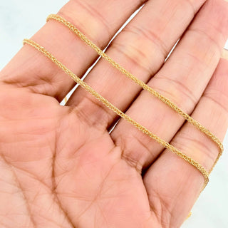Cadena Franco | Oro Amarillo 18K | 2.1 g | 60.5 cm | 1.3 mm