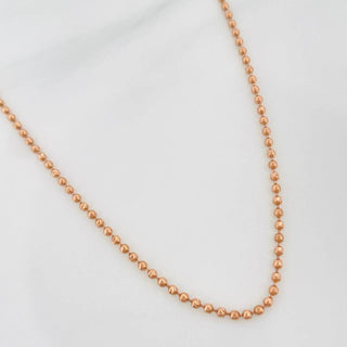 Cadena Militar | Oro Rosa 18K | 3.7 g | 60 cm | 0.9 mm