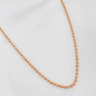 Cadena Militar | Oro Rosa 18K | 6.5 g | 52 cm | 1.78 mm