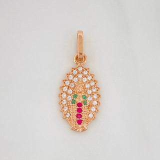 Dije Virgen Guadalupe | Oro Rosa 18K | 1.15 g | 2.3 cm