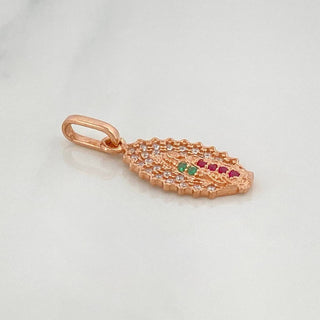 Dije Virgen Guadalupe | Oro Rosa 18K | 1.15 g | 2.3 cm