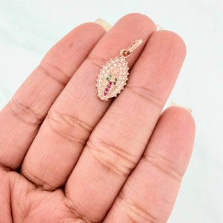 Dije Virgen Guadalupe | Oro Rosa 18K | 1.15 g | 2.3 cm