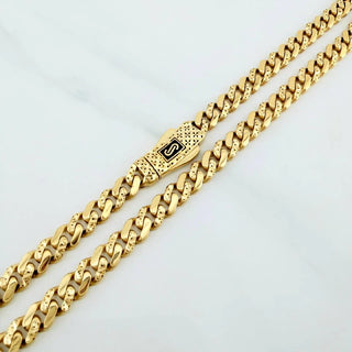 Cadena Cubana Infinito | Oro Amarillo 18K | 19.4 g | 61 cm | 4.8 mm