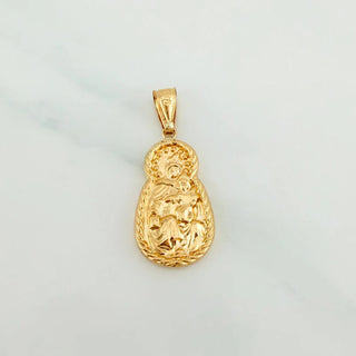 Dije Virgen Del Carmen | Oro Amarillo 18K | 1.85 g | 3.7 cm