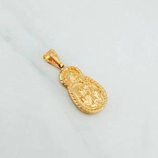 Dije Virgen Del Carmen | Oro Amarillo 18K | 1.85 g | 3.7 cm