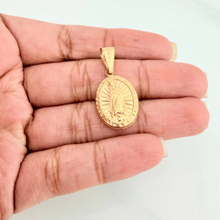 Dije Virgen De Guadalupe | Oro Amarillo 18K | 1.5 g | 3 cm