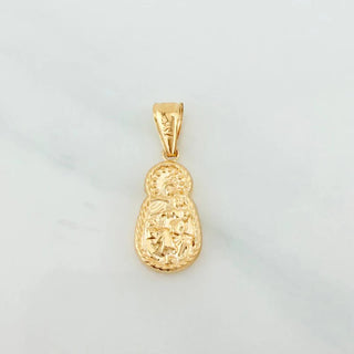 Dije Virgen Del Carmen | Oro Amarillo 18K | 1.2 g | 3 cm