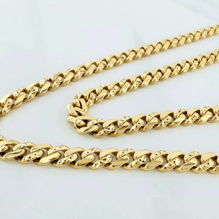 Cadena Cubana Infinito | Oro Amarillo 18K | 19.4 g | 61 cm | 4.8 mm
