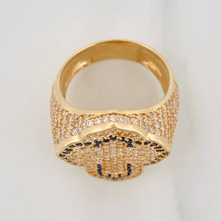 Anillo Cruz Tupida | Oro Amarillo Nac.Esp. 18K | 14.3gr | T11