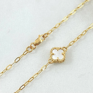 Cadena Trebol Aro seguido | Nac.Esp. Oro 18K | 6.5gr | 50cm