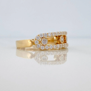 Anillo MSK | Oro Amarillo 18K | 3.45gr | T6