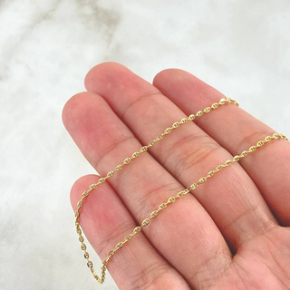 Cadena Escalera Volga | Oro Amarillo +3 18K | 2.6gr | 50cm