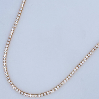 Cadena Tennis | Oro Amarillo +4 18K | 8.65gr | 43.5cm