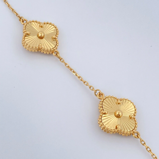 Cadena Trebol | Oro Amarillo +4 18K | 22gr | 45.4cm