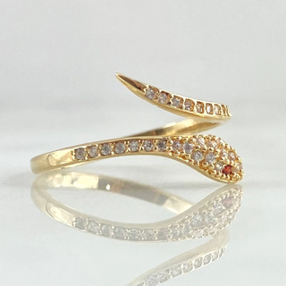 Anillo Serpiente | Oro 18K | 2.1gr | T6 3/4